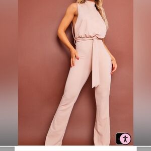 Elegant Sleeveless Jumpsuit in Cream